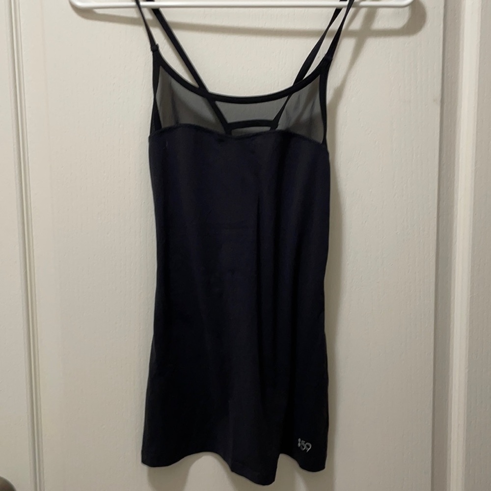 Splits59 Black Active Tank w/ mesh, XS, EUC